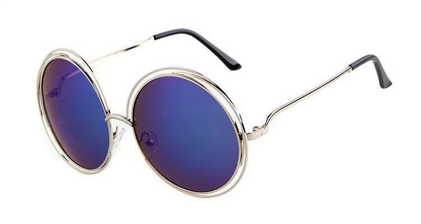 Big Circle Round Frame Sunglasses